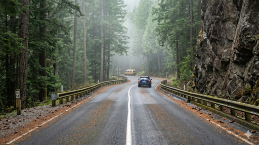 Misty forest canyon preview